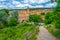 Panorama view of Santo Domingo de Silos monastery in Spain