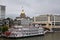 Panorama view of the Savannah.	View from the river side.