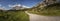 Panorama view of Seebensee lake in Tyrol, Austria