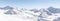 Panorama view from ski slope Elbrus, Russia