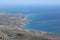 Panorama view of the south-western Crete, Greece