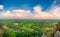 Panorama view of southeast asia countryside