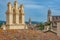 Panorama view of Spanish town Girona