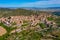 Panorama view of Spanish village Sos del Rey Catolico