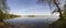 Panorama view of Starnberger See lake in Bavaria, Germany