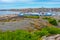 Panorama view of Swedish town Kungshamn