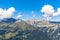 Panorama view of the swiss alps rom Mannlichen