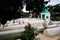 Panorama view to Kyrhlyar muslim Cemetery in Derbent, Dagestan, Russia