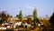 Panorama view to soweto favela outskirt of Johannesburg, South A