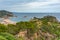 Panorama view of Tossa de Mar town in Spain