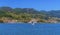 A panorama view towards Fezzano and Marola, adjacent to La Spezia, Italy