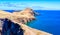 Panorama view of the wild coast and cliffs at Ponta de Sao Lourenco, Madeira island, Portugal