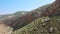 Panorama viewed from terrace of Great Lavra of Mar Saba in Judean desert. Palestine, Israel. High quality 4k footage