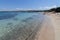 Panorama of Vignola Beach in Sardinia