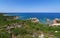 Panorama of Vignola Beach in Sardinia