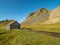 Panorama the viking village in Stokksnes