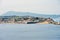 Panorama of the village of Ciboure in the Basque country