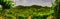 Panorama of the vineyards of Prosecco vineyards