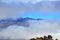 Panorama Volcanic Landscape at Mauna Kea on Big Island, Hawaii