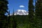 Panorama Volcanic Landscape in Mount Rainier National Park, Washington