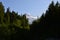 Panorama Volcanic Mountain Landscape in Mount Rainier National Park, Washington