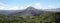 Panorama of volcano Batur