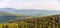 Panorama of Vosges mountains in Alsace, France