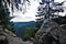 Panorama of the Vosges from the Sentiers des Roches near the Col de la Schlucht