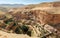 Panorama of Wadi Qelt in the Judean Desert