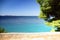 Panorama of warm and clean sea, Croatia Dalmatia