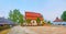 Panorama of Wat Phra That Mae Yen temple complex, Pai, Thailand