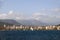 Panorama waterfront ajaccio corsica france