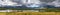 Panorama of the Waterton National Park