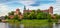 Panorama of Wawel castle in Cracow, Poland