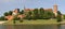 Panorama of Wawel Castle in Krakow