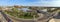 Panorama of the Wawel Castle and the river bend