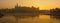 Panorama of the Wawel Royal Castle early morning.