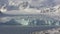 panorama of the western coast of the Antarctic Peninsula in central part