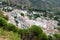 Panorama of white village of Mijas. Costa del Sol, Andalusia. Spain.