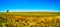 Panorama of the wide open farmland along the R39 in the Vaal River region of southern Mpumalanga