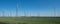 Panorama wind farm Renewable energy wind turbines