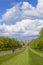 Panorama of Windsor castle and Great park, England