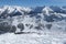 Panorama of winter Tyrol Alps in Austria, Mayrhofen, Zillertal