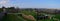 Panorama of wooden bridge at Petrovaradin Fortress, Serbia