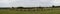 Panorama Wooden Fence at a Civil War Battlefield