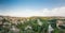 Panorama of the Yantra river in Veliko Tarnovo Bulgaria