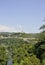 Panorama with Yantra river from Veliko Tarnovo in Bulgaria