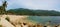 Panorama of Yelapa Beach in Mexico