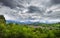 Panorama of Zaili Alatau mountains in Alamty