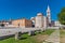 Panorama of Zeleni trg square in Croatian town Zadar
